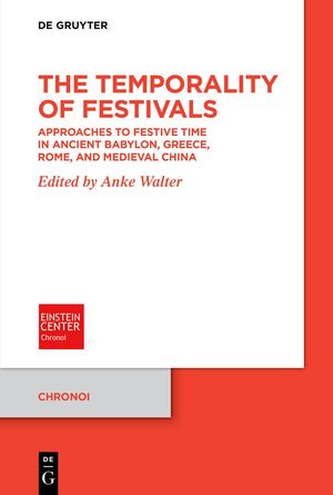 neues Buch – Anke Walter – The Temporality of Festivals