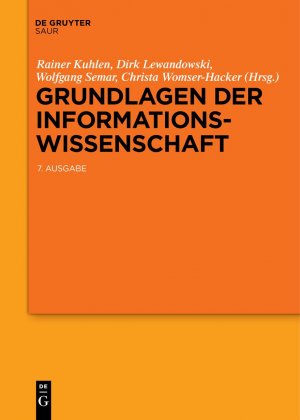 ISBN 9783111532110: Grundlagen der Informationswissenschaft