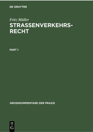 ISBN 9783112301173: Straßenverkehrsrecht