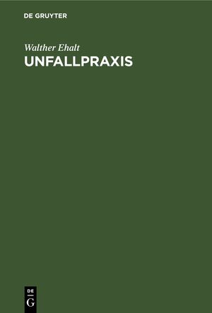 ISBN 9783112302248: Unfallpraxis