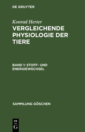 ISBN 9783112310472: Stoff- und Energiewechsel