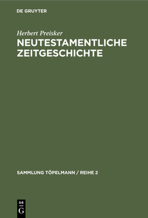 ISBN 9783112331477: Neutestamentliche Zeitgeschichte