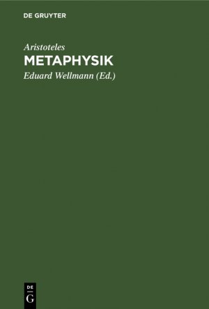 ISBN 9783112363119: Metaphysik