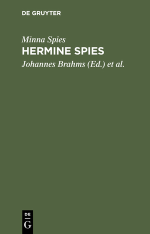 ISBN 9783112363492: Hermine Spies – Ein Gedenkbuch für ihre Freunde