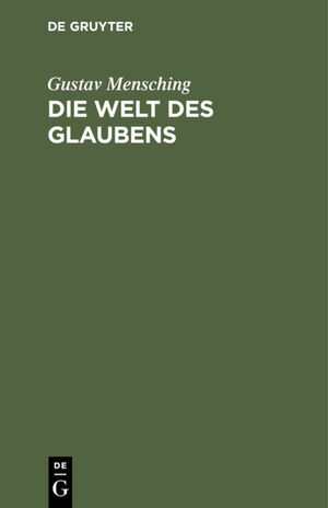 ISBN 9783112368732: Die Welt des Glaubens - Predigten