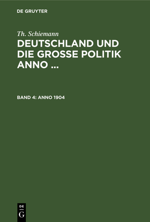 ISBN 9783112376034: Anno 1904