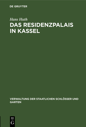 ISBN 9783112399019: Das Residenzpalais in Kassel