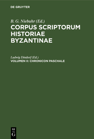 ISBN 9783112408759: Chronicon Paschale, Vol. II – CSIB-B