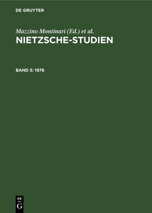 ISBN 9783112418994: Nietzsche-Studien / 1976