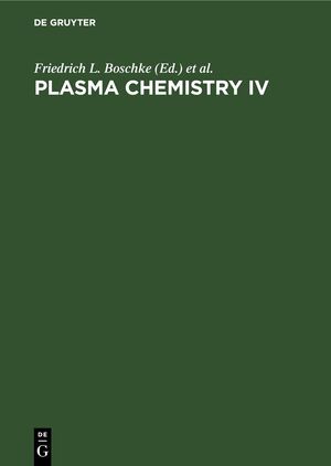 ISBN 9783112620854: Plasma Chemistry IV