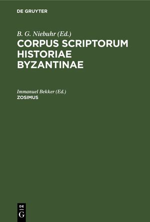 ISBN 9783112690338: Zosimus