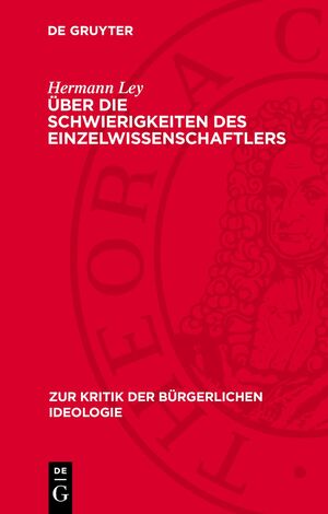 ISBN 9783112715086: Über die Schwierigkeiten des Einzelwissenschaftlers