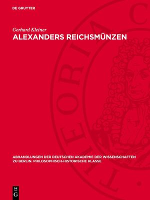 ISBN 9783112759769: Alexanders Reichsmünzen