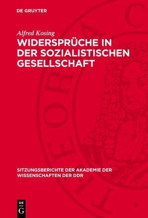 ISBN 9783112774267: Widersprüche in der sozialistischen Gesellschaft – Vortrag und Diskussionsbeiträge