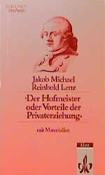 ISBN 9783123546006: Der Hofmeister