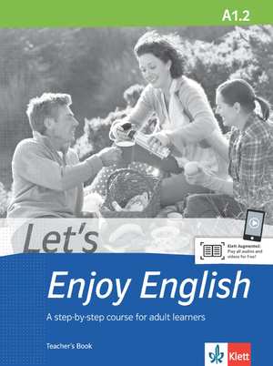 ISBN 9783125016354: Let’s Enjoy English A1.2 – A step-by-step course for adult learners. Teacher’s Book with audios and videos