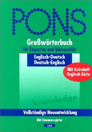 ISBN 9783125171695: PONS Grosswörterbuch