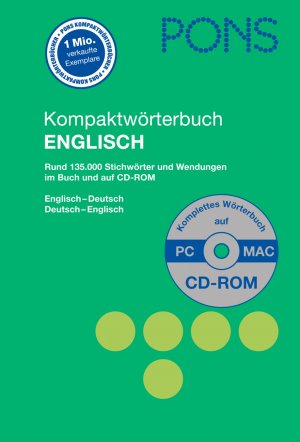 ISBN 9783125171985: PONS Kompaktwörterbuch Englisch - Englisch-Deutsch / Deutsch-Englisch, Rund 135.000 Stichwörter und Wendungen mit CD-Rom