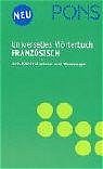 ISBN 9783125172678: PONS Universelles Wörterbuch Französisch – Französisch-Deutsch /Deutsch-Französisch