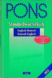 ISBN 9783125172869: PONS Standardwörterbuch Englisch : Englisch-Deutsch /Deutsch-Englisch