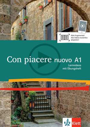 ISBN 9783125252240: Con piacere nuovo A1. Lernvideos mit Übungsheft