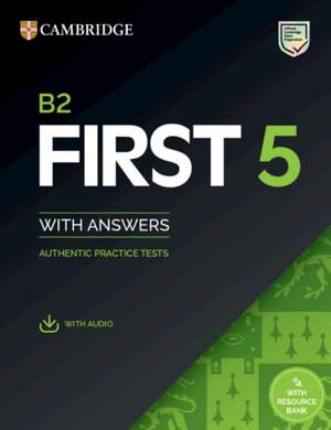 ISBN 9783125352841: First 5 – Student's Book with Answers with downloadable audio with Resource Bank