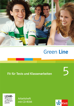 ISBN 9783125472051: Green Line 5 - Fit für Tests und Klassenarbeiten 5, Arbeitsheft und CD-ROM mit Lösungsheft Klasse 9