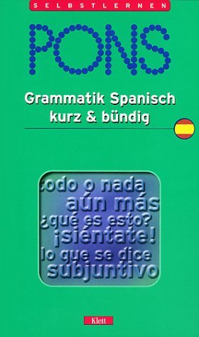 ISBN 9783125608832: PONS Grammatik Spanisch