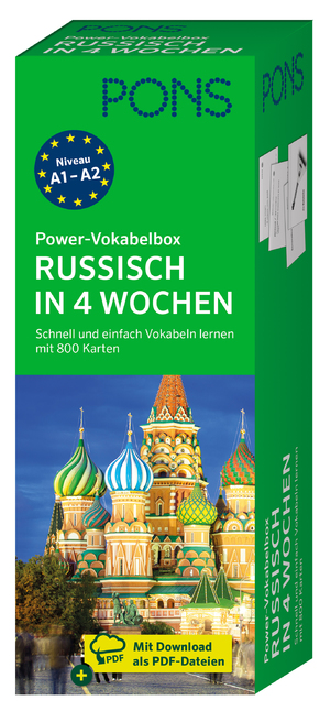 ISBN 9783125624795: PONS Power-Vokabelbox Russisch in 4 Wochen