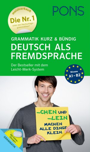 gebrauchtes Buch – PONS Grammatik kurz und bündig Deutsch als Fremdsprache - Der Grammatik-Bestseller* mit dem Leicht-Merk-System: Der Bestseller mit dem Leicht-Merk-System