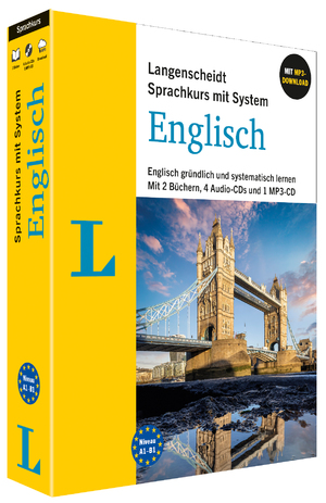 ISBN 9783125635562: Langenscheidt Sprachkurs mit System Englisch – Englisch gründlich und systematisch lernen. Mit 2 Büchern, 4-Audio-CDs, 1 MP3-CD und MP3-Download