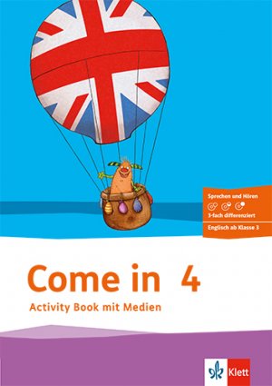 ISBN 9783125889101: Come in 4. Ab Klasse 3 – Activity Book mit Bildkarten und Audio-CD Klasse 4