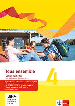 ISBN 9783126236379: Tous ensemble 4 - Cahier d'activités mit Audios und Vokabeltrainer 4. Lernjahr