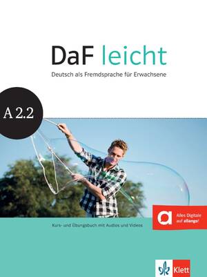 ISBN 9783126762564: DaF leicht A2.2 : Deutsch als Fremdsprache für Erwachsene. Kurs- und Übungsbuch mit Audios und Videos