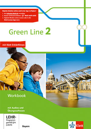 ISBN 9783128030265: Green Line 2. Ausgabe Bayern – Workbook mit Audios und Übungssoftware 6. Klasse