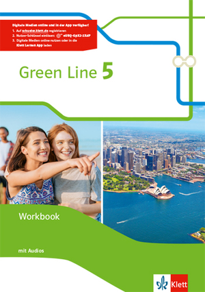 ISBN 9783128342559: Green Line 5 - Workbook mit Audios Klasse 9