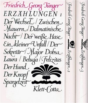 ISBN 9783129040515: Werke. Werkausgabe in zwölf Bänden / Erzählungen 1-3