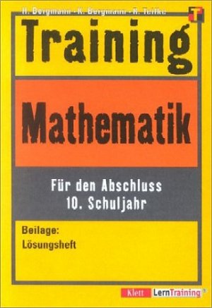 ISBN 9783129220160: Training Mathematik für den Abschluss 10. Schuljahr