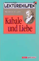 ISBN 9783129223031: Lektürehilfen Friedrich Schiller "Kabale und Liebe"