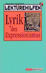 ISBN 9783129223635: Lektürehilfen Lyrik des Expressionismus