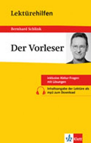 ISBN 9783129230701: Klett Lektürehilfen Schlink Der Vorleser: für Oberstufe und Abitur - Interpretationshilfe für die Schule