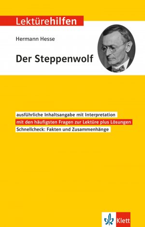 ISBN 9783129231074: Klett Lektürehilfen Hermann Hesse, Der Steppenwolf - Interpretationshilfe für Oberstufe und Abitur