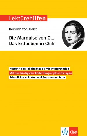 ISBN 9783129231449: Klett Lektürehilfen Heinrich von Kleist, Die Marquise von O… Das Erdbeben in Chili - Interpretationshilfe für Oberstufe und Abitur