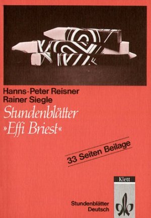 ISBN 9783129273241: Stundenblätter "Effi Briest"