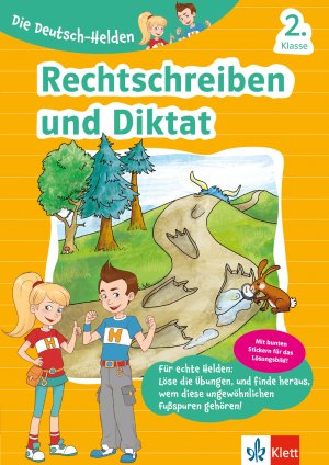 ISBN 9783129494141: Klett Die Deutsch-Helden Rechtschreiben und Diktat 2. Klasse