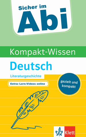 ISBN 9783129496046: Klett Kompakt-Wissen Deutsch Literaturgeschichte - gezielt und kompakt