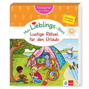 ISBN 9783129497708: Klett Mein Lieblings-Block Lustige Rätsel für den Urlaub - Kindergarten, ab 3 Jahren, Das kannst du alleine!