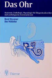 gebrauchtes Buch – Rene Brunner Ilse Nöldeke – Das Ohr Anatomie, Pathologie und Physiologie des Ohres für Hörgeräteakustiker , Logopäden und audiologische Assistenzberufe HNO Hörgeräte Hals-Nasen-Ohren-Heilkunde HNO Ohrenheilkunde auditiv Hörgerät