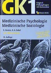 gebrauchtes Buch – Kasten, Erich; Sabel – GK 1 - Original-Prüfungsfragen: Medizinische Psychologie / Medizinische Soziologie (mit 104 Lerntetxten)