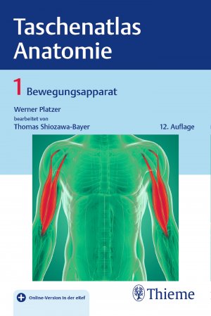 neues Buch – Werner Platzer – Taschenatlas Anatomie 01: Bewegungsapparat